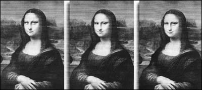 Even frowning, she' still Mona Lisa